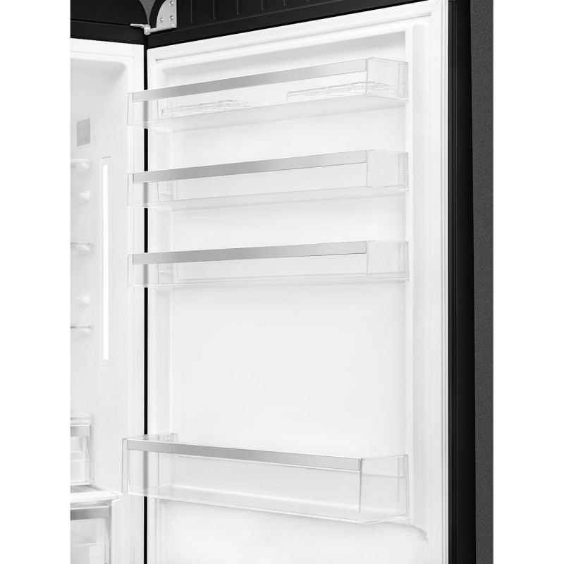 Smeg FAB38RBL5 nevera y congelador Independiente 481 L E Negro