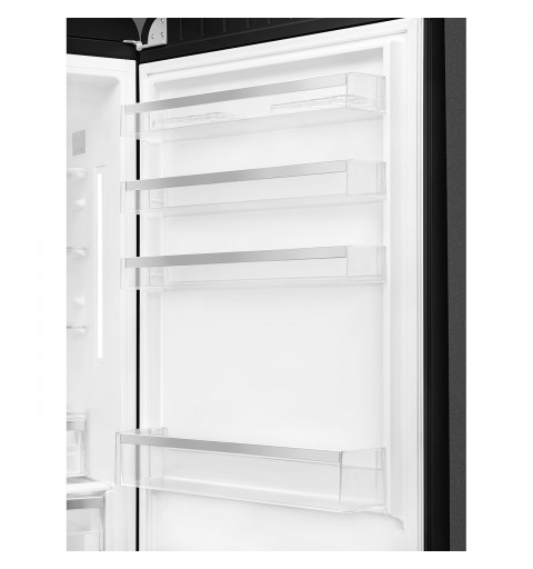 Smeg FAB38RBL5 Kühl- und Gefrierkombination Freistehend 481 l E Schwarz