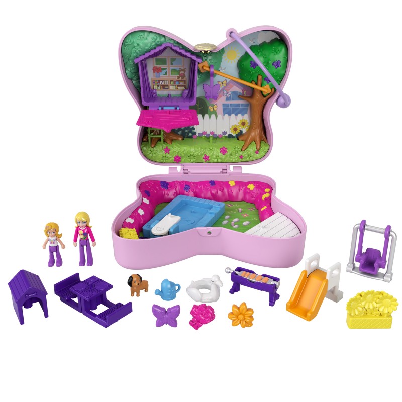 Polly Pocket Backyard Butterfly Compact