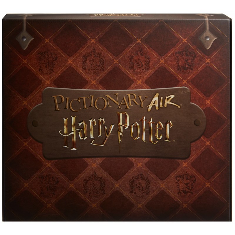 Games Pictionary Air Harry Potter, Gioco di disegni per tutta la famiglia, con penna a forma di bacchetta 8+ Anni