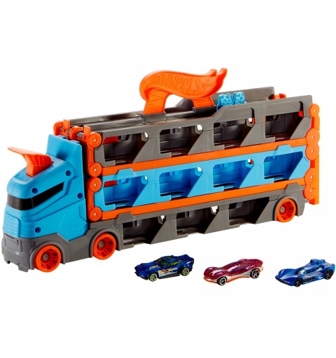 Hot Wheels City HW Camion 2in1 Trasport+Pista