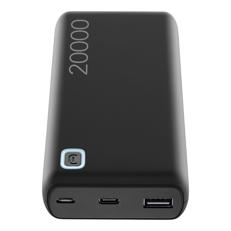 Cellularline Power Bank ESSENCE 20000 Caricabatterie portatile da 20000mAh Nero