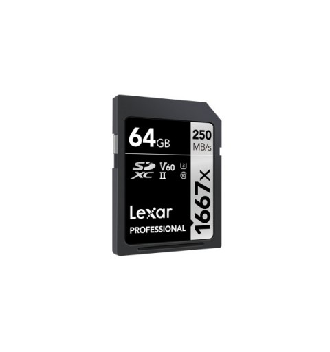 Lexar SDXC, 64 GB UHS-II Class 10