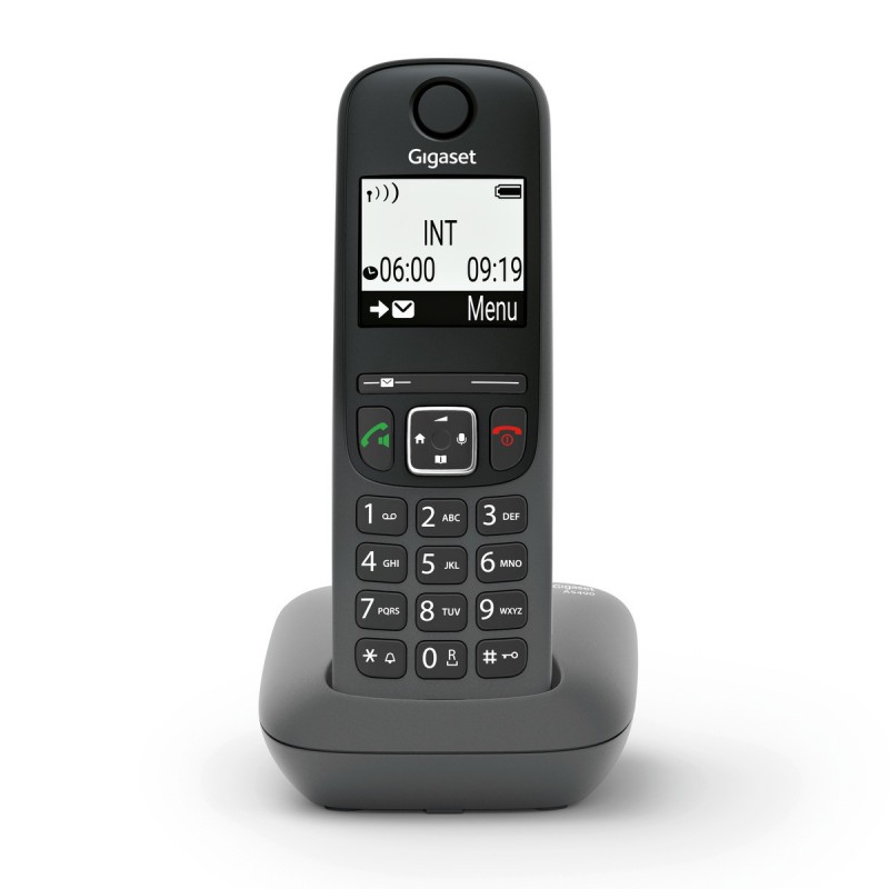 Gigaset AS490 telephone Analog DECT telephone Caller ID Black