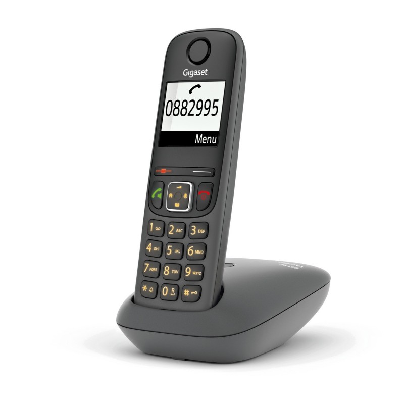 Gigaset AS490 telefono Telefono analogico DECT Identificatore di chiamata Nero