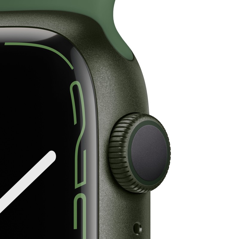 Apple Watch Series 7 45 mm OLED Vert GPS (satellite)