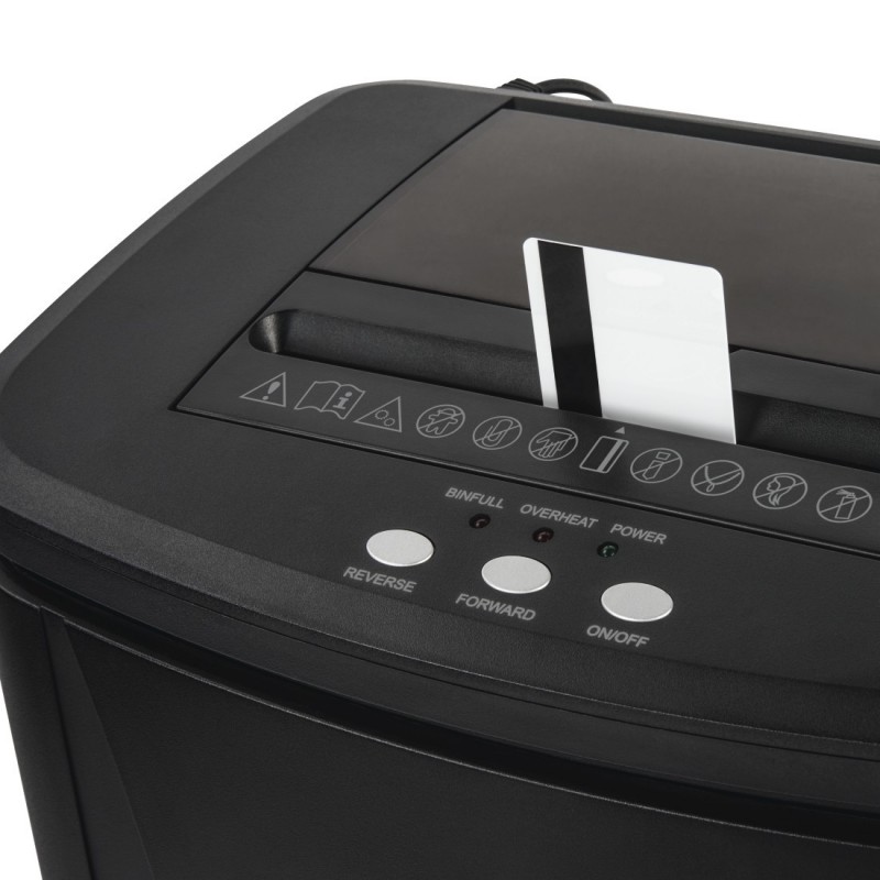 Hama Premium AutoM120 paper shredder Micro-cut shredding 60 dB 22.5 cm Black