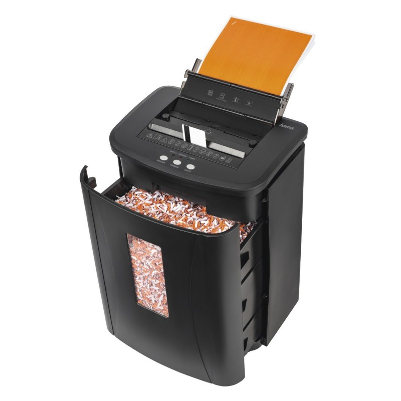 Hama Premium AutoM120 triturador de papel Microcorte 60 dB 22,5 cm Negro