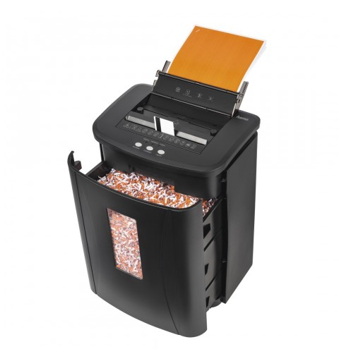 Hama Premium AutoM120 destructeur de papier Découpage par micro-broyage 60 dB 22,5 cm Noir