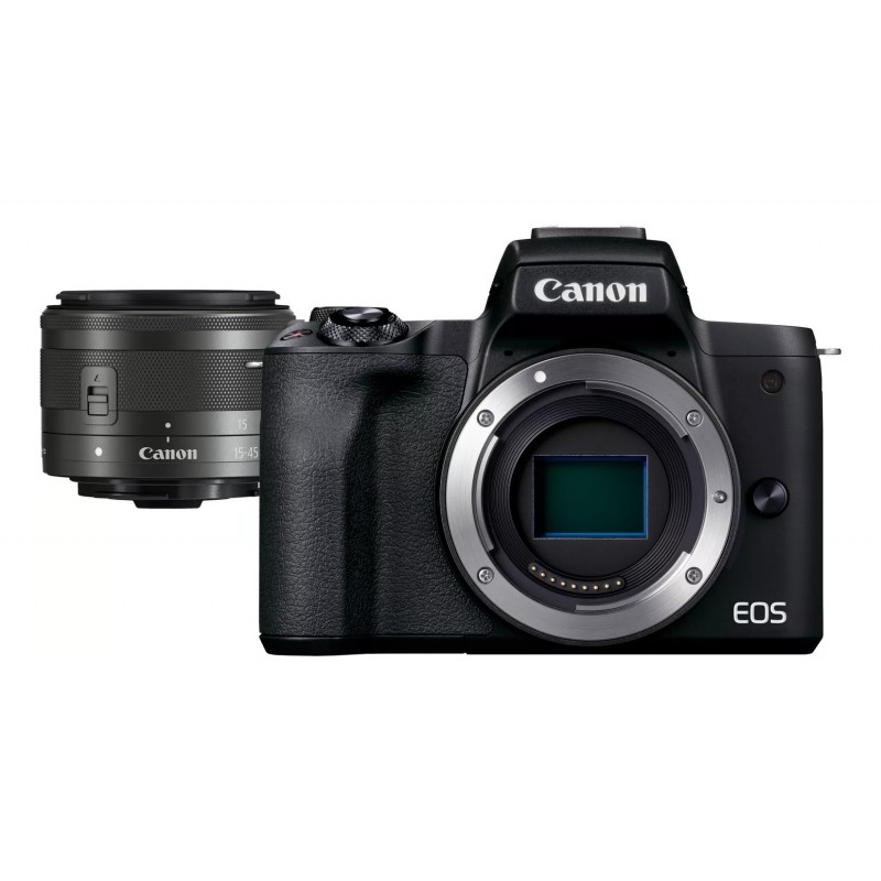 Canon EOS M50 Mark II + M15-45 S EU26 MILC 24,1 MP CMOS 6000 x 4000 Pixeles Negro