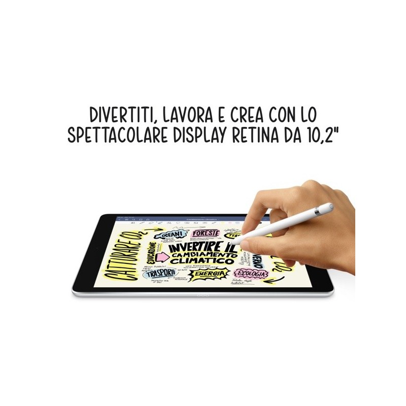 TIM Apple iPad 9th 64 GB 25,9 cm (10.2") Wi-Fi 5 (802.11ac) iPadOS 15 Plata