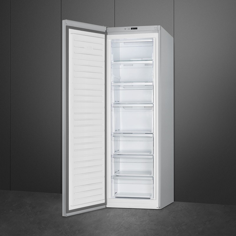 Smeg FF18EN2HX freezer Upright Freestanding 280 L E Stainless steel