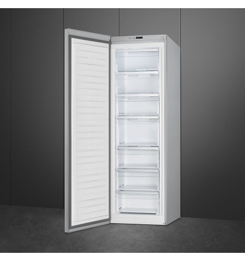 Smeg FF18EN2HX freezer Upright Freestanding 280 L E Stainless steel