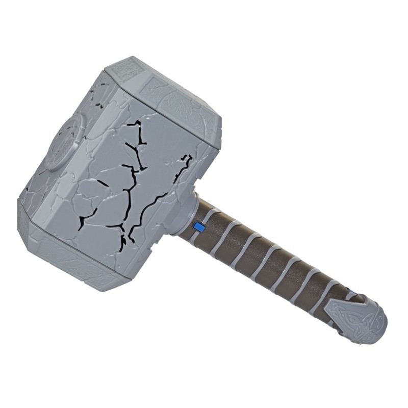 Marvel Thor Love and Thunder Mighty FX Mjolnir Electronic Hammer