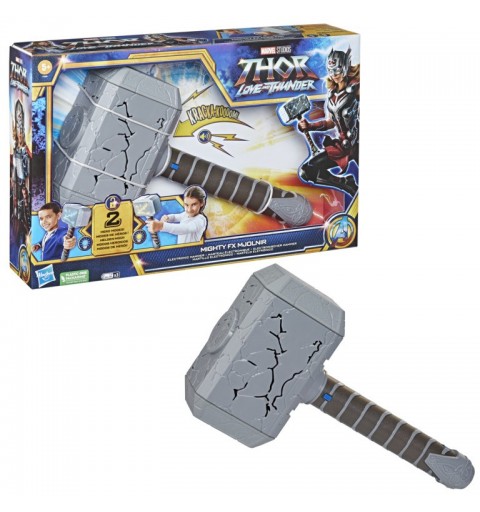 Marvel Thor Love and Thunder Mighty FX Mjolnir Electronic Hammer