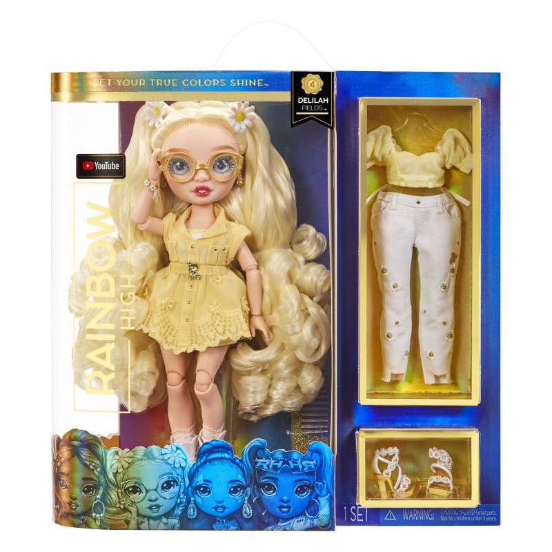 Rainbow High CORE Fashion Doll- Delilah Fields (Buttercup)