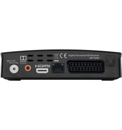 Strong SRT 8209 descodificador para televisor Ethernet (RJ-45) Full HD Negro