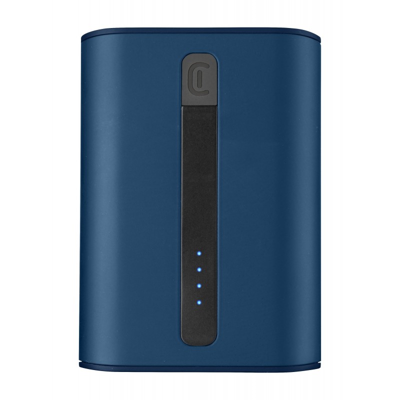 Cellularline Power Bank THUNDER 10000 Caricabatterie portatile extra compatto Blu