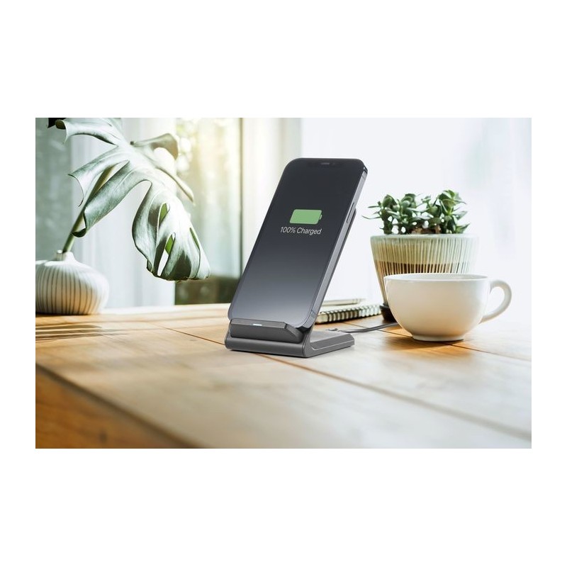 Cellularline Easy Stand wireless charger - Apple, Samsung and other Wireless Smartphones Supporto di ricarica wireless con