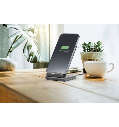 Cellularline Easy Stand wireless charger - Apple, Samsung and other Wireless Smartphones Supporto di ricarica wireless con