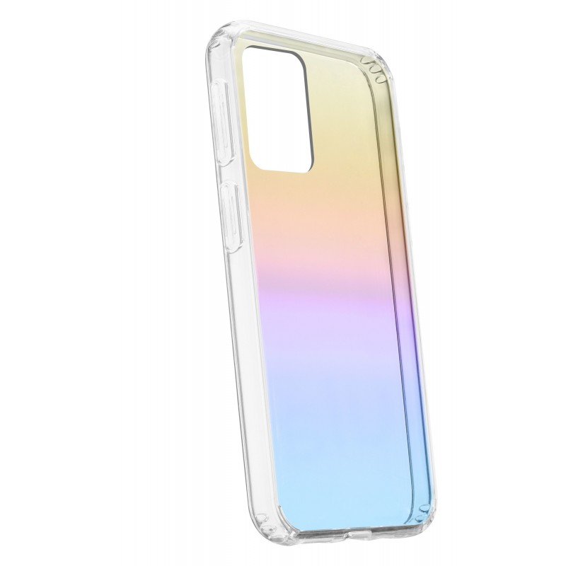 Cellularline Prisma - Galaxy A53 5G Custodia semi-trasparente con effetto iridescente Trasparente