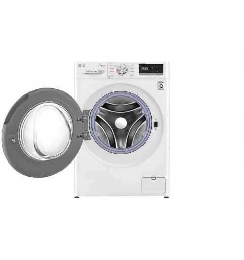 LG F2DV5S8H0E washer dryer Freestanding Front-load White E