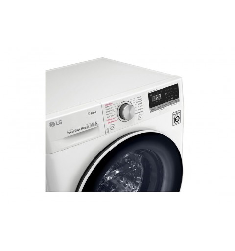 LG F2DV5S8H0E Lavasciuga Slim Intelligente AIDD 8.5 5kg Vapore TurboWash 1200 Giri min Carica frontale Classe E