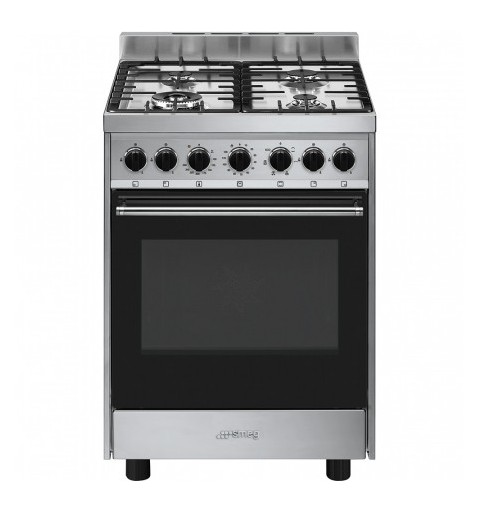 Smeg B601GMXI9 four et cuisinière Gaz Acier inoxydable A