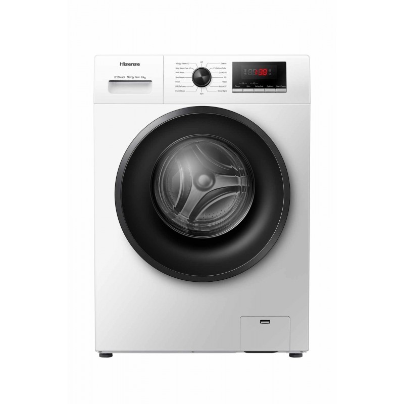 Hisense WFPV8012EM lavatrice Caricamento frontale 8 kg 1200 Giri min E Bianco