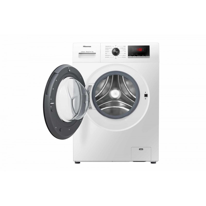 Hisense WFPV8012EM lavadora Carga frontal 8 kg 1200 RPM E Blanco