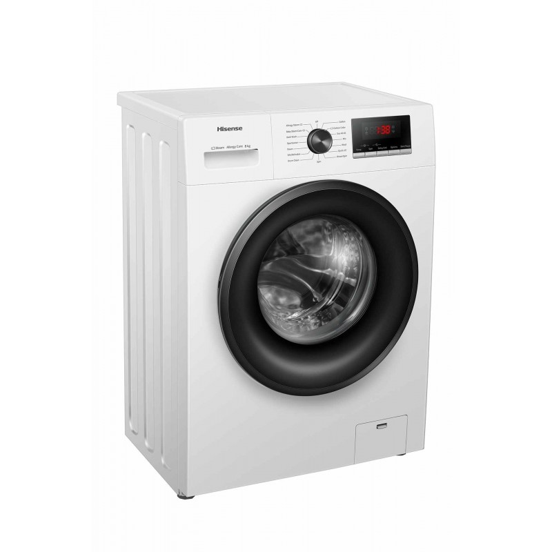 Hisense WFPV8012EM Waschmaschine Frontlader 8 kg 1200 RPM E Weiß