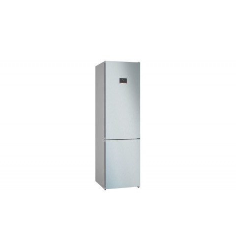 Bosch Serie 4 KGN397LDF frigorifero con congelatore Libera installazione 260 L D Acciaio inossidabile