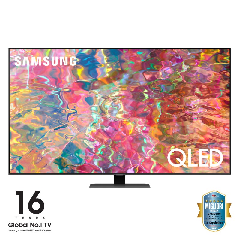 Samsung Series 8 QE55Q80B 139,7 cm (55") 4K Ultra HD Smart TV Wifi Carbono, Plata