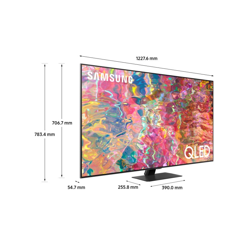 Samsung Series 8 QE55Q80B 139,7 cm (55") 4K Ultra HD Smart TV Wifi Carbono, Plata