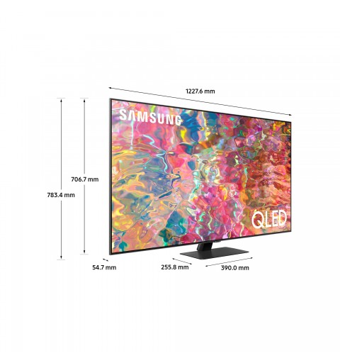 Samsung Series 8 QE55Q80B 139,7 cm (55") 4K Ultra HD Smart TV Wifi Carbono, Plata