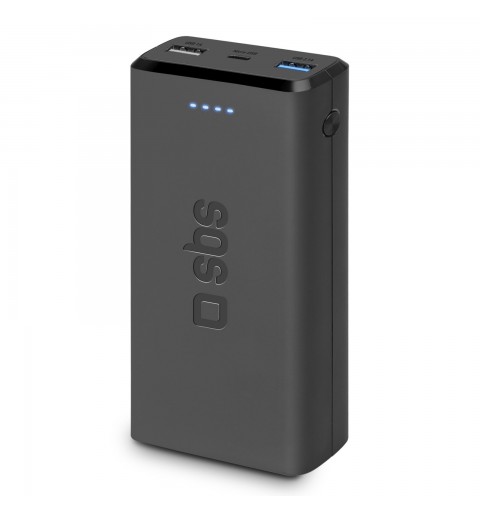 SBS TTBB20000FASTK batería externa Polímero de litio 20000 mAh Negro