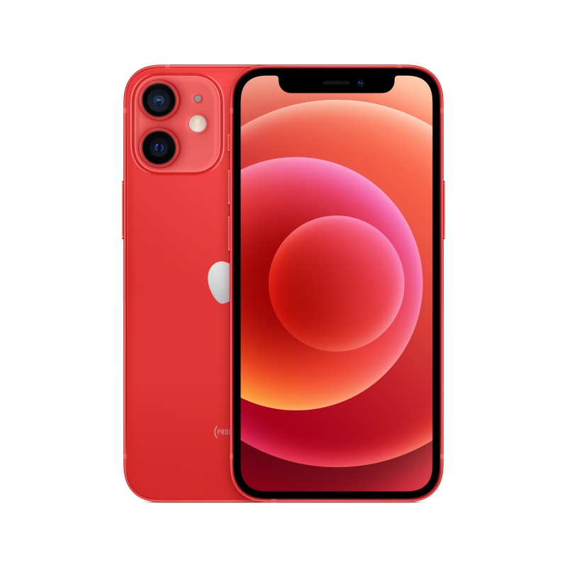 Apple iPhone 12 mini 13,7 cm (5.4") SIM doble iOS 14 5G 64 GB Rojo