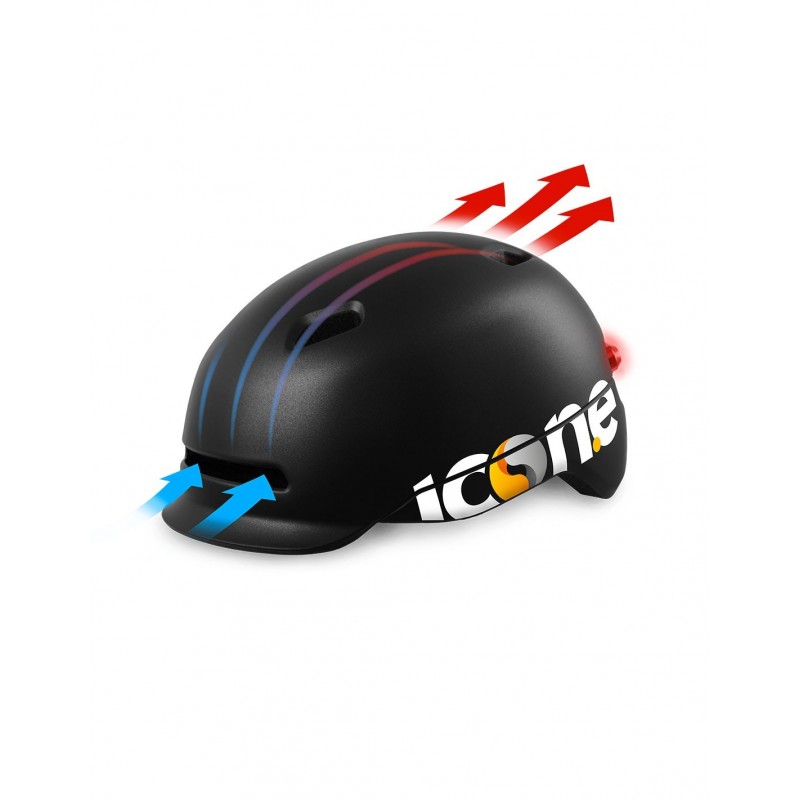 Icon.e Helmet Air Pure Black Schwarz
