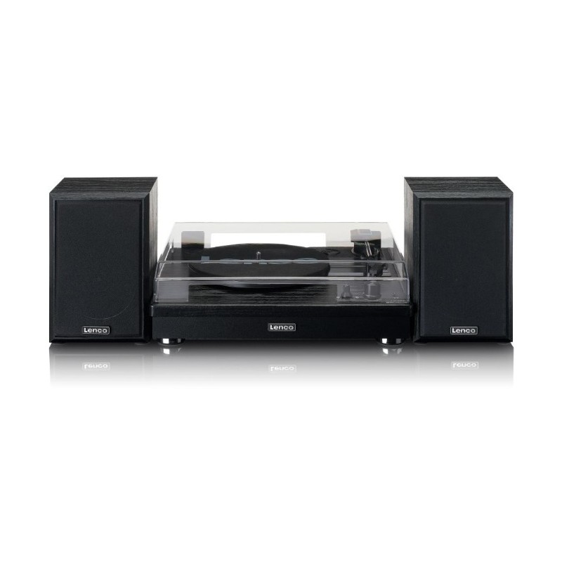 Lenco LS-101BK piatto audio Giradischi con trasmissione a cinghia Nero