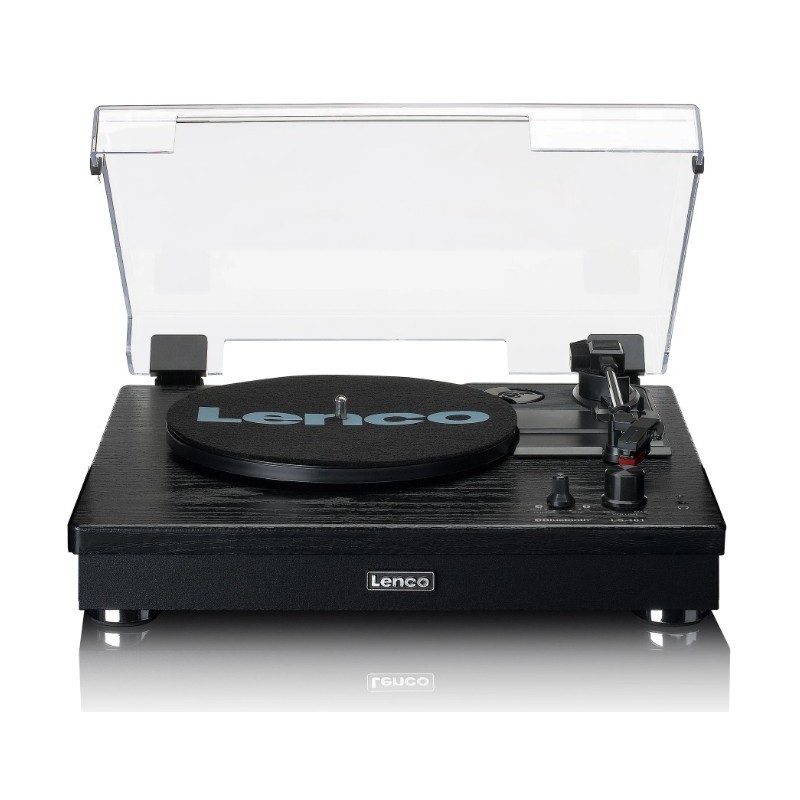 Lenco LS-101BK platine Tourne-disque entraîné par courroie Noir