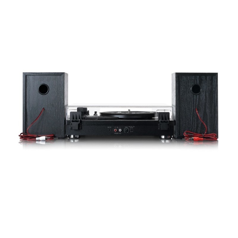 Lenco LS-101BK piatto audio Giradischi con trasmissione a cinghia Nero