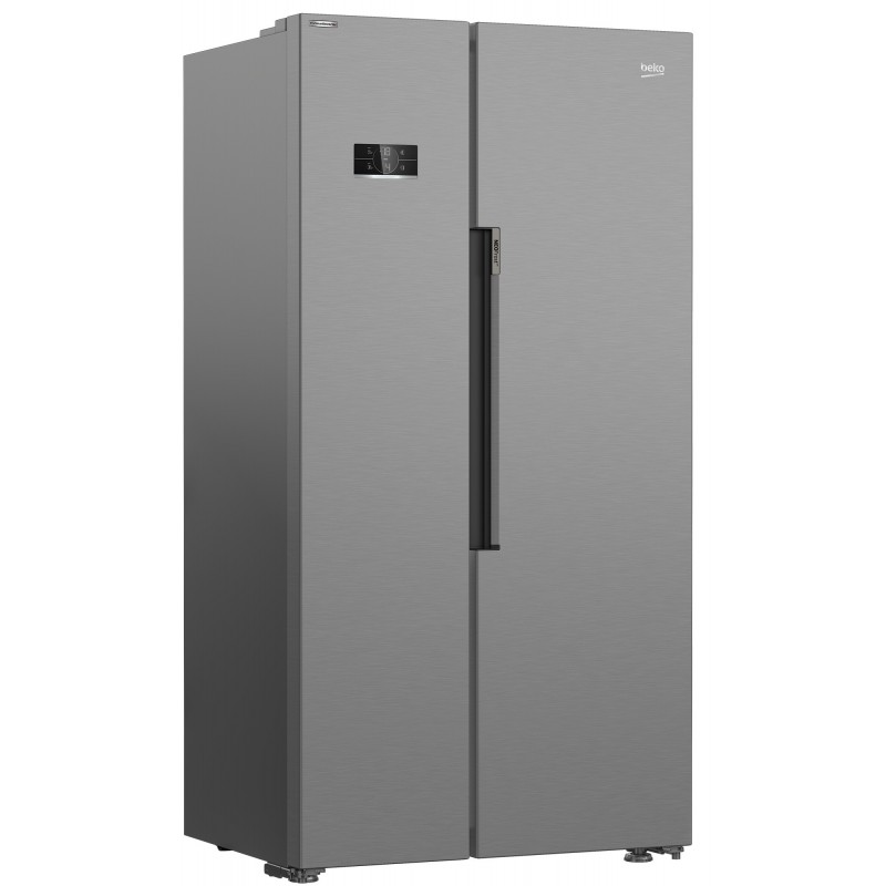 Beko GN1603140XBN frigorifero side-by-side Libera installazione 580 L E Acciaio inossidabile