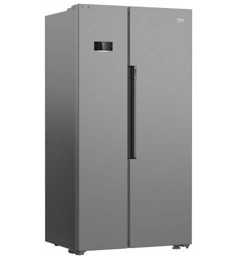 Beko GN1603140XBN frigorifero side-by-side Libera installazione 580 L E Acciaio inossidabile