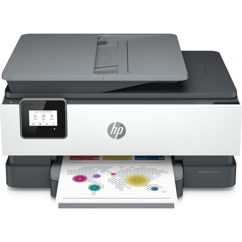 HP OfficeJet 8015e All-in-One-Drucker, Drucken, Kopieren, Scannen, Automatische Dokumentenzuführung für 35 Blatt Beidseitiger