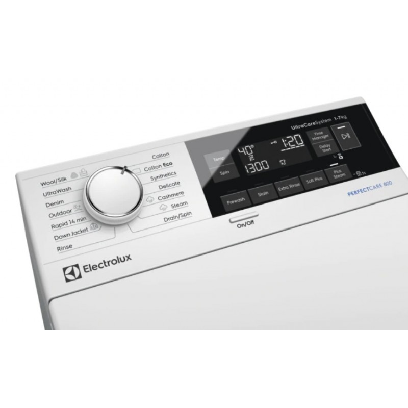 Electrolux EW7T363S lavatrice Caricamento dall'alto 6 kg 1251 Giri min B Bianco