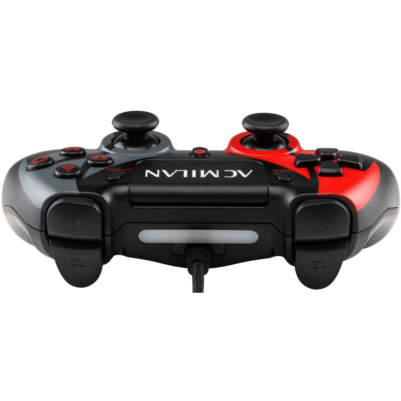 Qubick ACP40166 accessoire de jeux vidéo Noir, Rouge Manette de jeu Analogique Numérique PlayStation 4
