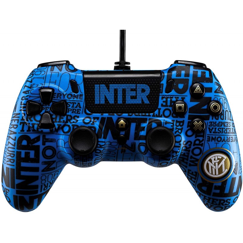 Qubick ACP40165 Gaming Controller Black, Blue Gamepad Analogue Digital PlayStation 4