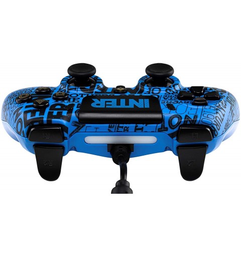 Qubick ACP40165 Gaming Controller Black, Blue Gamepad Analogue Digital PlayStation 4