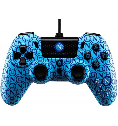 Qubick ACP40167 accessoire de jeux vidéo Bleu Manette de jeu Analogique Numérique PlayStation 4