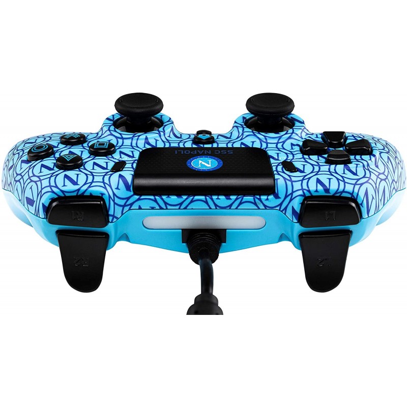 Qubick ACP40167 mando y volante Azul Gamepad Analógico Digital PlayStation 4